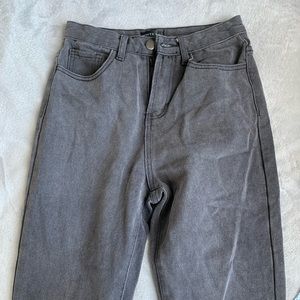 white fox black jeans!